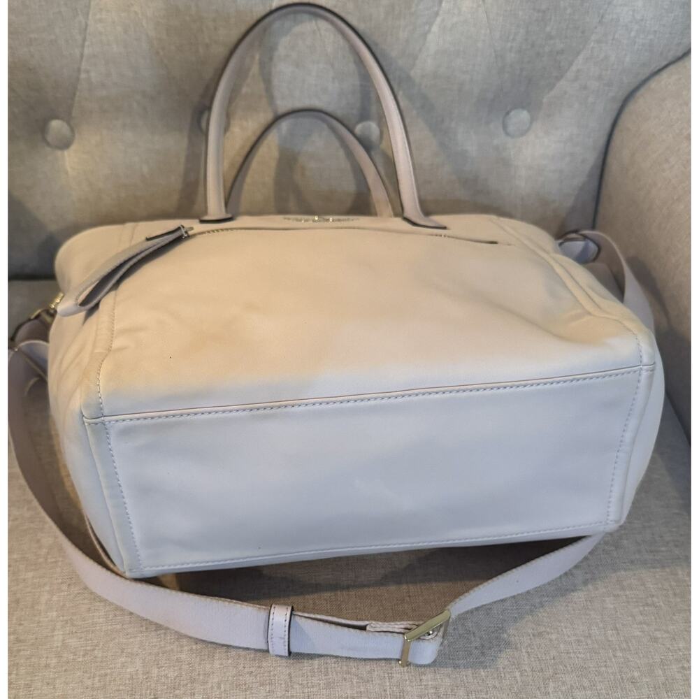 New Kate Spade Chelsea Nylon Medium Satchel Tote Crossbody Pink $299 Msrp - Picture 7 of 12